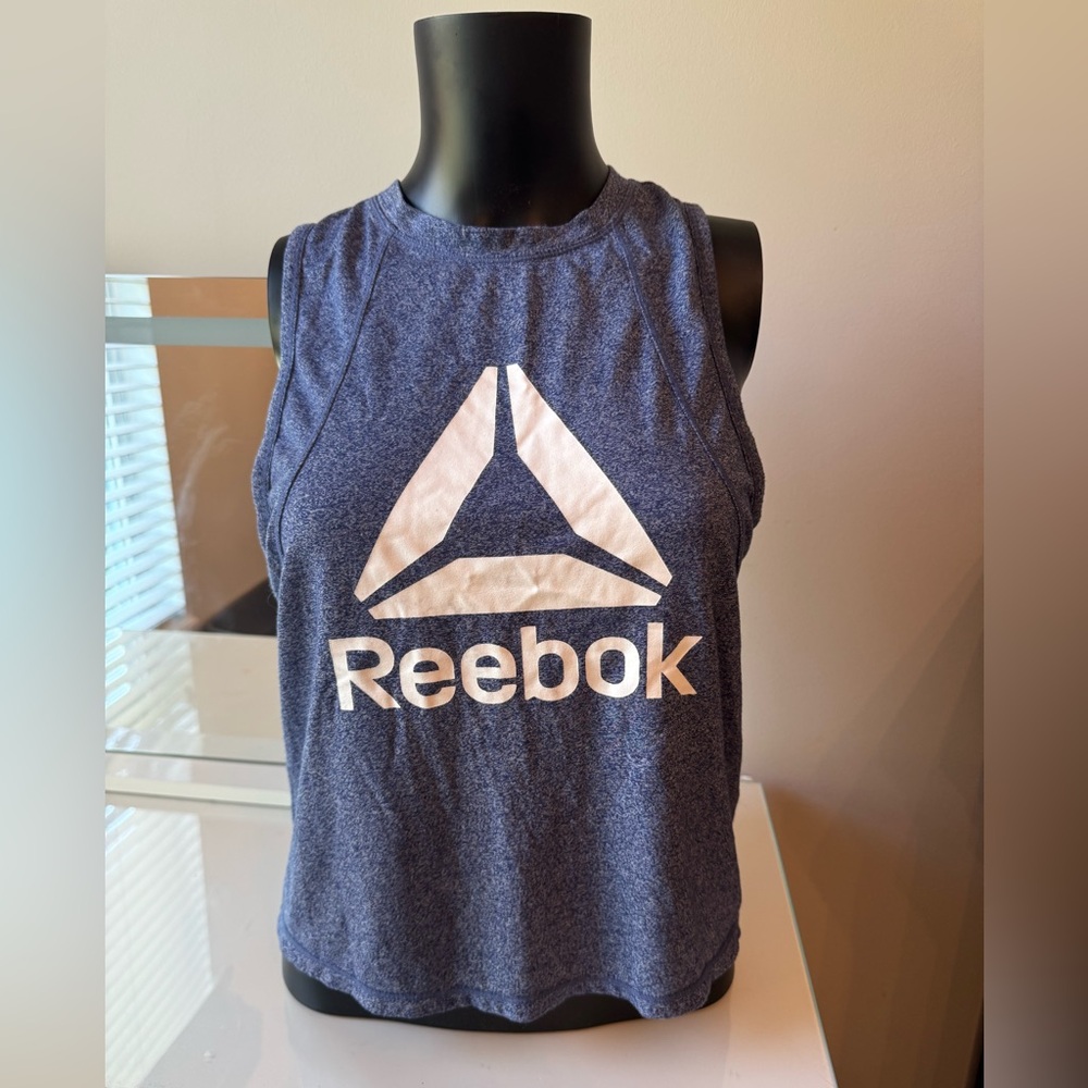 Reebok Navy Sleeveless Tank